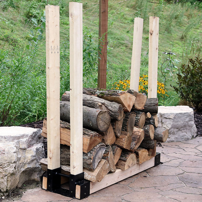 Sunnydaze Standard Firewood Log Rack Brackets