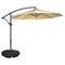 Sunnydaze 10' Offset Patio Umbrella with Cantilever and Cross Base