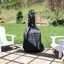 Sunnydaze Wood-Burning Steel Chiminea Outdoor Fireplace - 57"