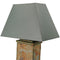 Sunnydaze Natural Slate Outdoor Table Lamp - 24" H