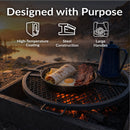 Sunnydaze Round Folding Camping Grill Grate