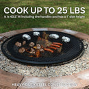 Sunnydaze X-Marks Round Fire Pit Cooking Grate