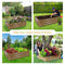 Sunnydaze Galvanized Steel Raised Garden Bed - Large Rectangle - 47"