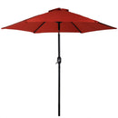 Sunnydaze Aluminum 7.5 Foot Patio Umbrella with Tilt & Crank