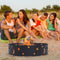 Sunnydaze Portable 36" Outdoor Fire Pit Ring with 360-Degree Cutouts