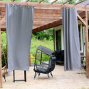 Sunnydaze Outdoor Blackout Curtain Panels with Grommet Top