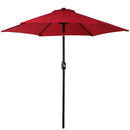 Sunnydaze Aluminum 7.5 Foot Patio Umbrella with Tilt & Crank