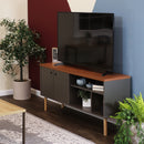 Sunnydaze Mid-Century Modern TV Stand for 55-Inch TV