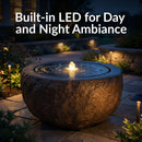 Sunnydaze Polystone Outdoor Bubble Fountain