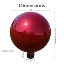 Sunnydaze 10-Inch Outdoor Glass Gazing Globe for Garden