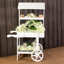 Sunnydaze Country Market Flower Cart Display Stand - 49.25” H