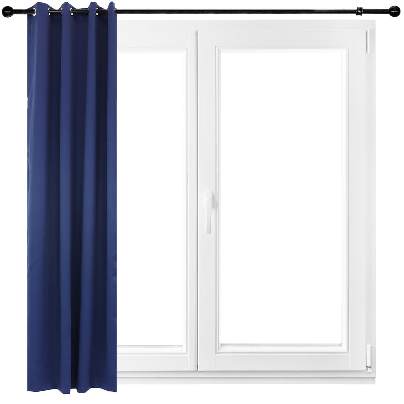 Sunnydaze Outdoor Blackout Curtain Panels with Grommet Top