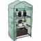 Sunnydaze Portable 3-Tier Mini Greenhouse for Outdoors - Green