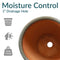 Sunnydaze Resort Glazed Ceramic Planter with Drainage Holes - Set of 2
