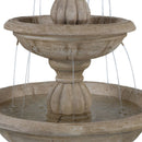 Sunnydaze 3-Tier Cornucopia Outdoor Water Fountain - 61" H