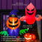 Sunnydaze Pumpkin Jack and Haunted Harold Inflatable Halloween Decoration