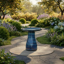 Sunnydaze Glazed Ceramic Outdoor Bird Bath