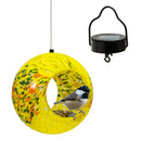 Sunnydaze Solar Bird Feeder with Glass Fly-Through Design