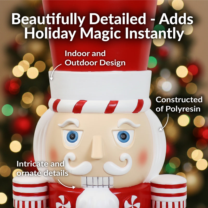 Sunnydaze Alfonso the Noble Large Christmas Nutcracker Statue - 36"