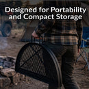 Sunnydaze Round Folding Camping Grill Grate