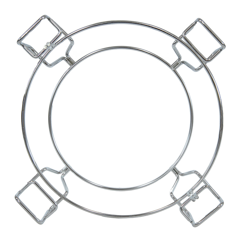 Sunnydaze Half Moon Cooking Grate System for Charcoal Kamado Egg Grill