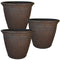 Sunnydaze Anjelica Polyresin Outdoor Flower Pot Planter