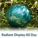Sunnydaze 10-Inch Outdoor Glass Gazing Globe for Garden