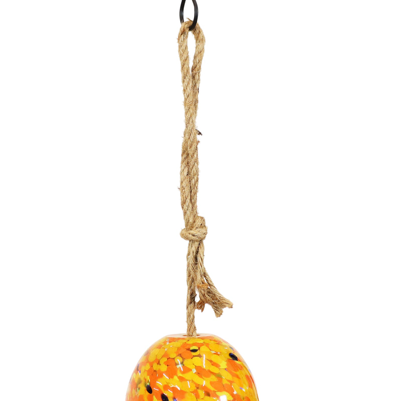Sunnydaze Natural Melody Glass Wind Bell Chime