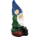 Sunnydaze Sage the Yoga Garden Gnome Statue Decoration - 11"