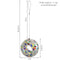 Sunnydaze Round Mosaic Glass Hanging Bird Feeder - 6"