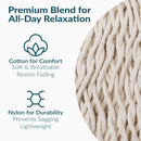 Sunnydaze Mayan Outdoor Hammock - Family Size - Handwoven