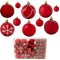 Sunnydaze Winter Wonderland 100ct Christmas Ornament Balls