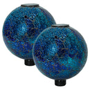 Sunnydaze 10-Inch Solar Glass Gazing Garden Globe