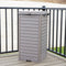 Sunnydaze Patio Trash Can with Lid