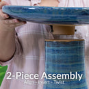 Sunnydaze Glazed Ceramic Outdoor Bird Bath