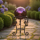 Sunnydaze 10-Inch Outdoor Glass Gazing Globe for Garden