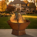 Sunnydaze Rustic Affinity Steel Fire Pit - 24"
