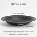 Sunnydaze Outdoor Fire Pit Bowl Replacement for DIY or Existing Stand