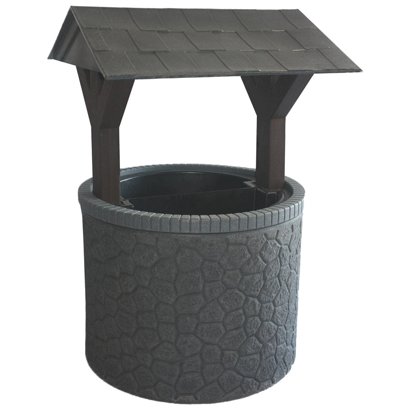 TankTop Covers Wishing Well Planter Septic Cover with Base and Roof