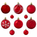 Sunnydaze Winter Wonderland 100ct Christmas Ornament Balls