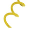 Sunnydaze Yellow Spiral Ground Anchor with Folding Ring