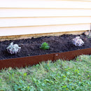 brown metal landscape edging border