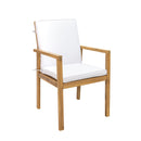 Sunnydaze Rodanthe Outdoor Patio Dining Chairs with Cushions - Set of 2