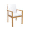 Sunnydaze Rodanthe Outdoor Patio Dining Chairs with Cushions - Set of 2