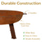 Sunnydaze Rustic Cast Iron Fire Pit Bowl with Stand