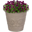 Sunnydaze Arabella Outdoor Flower Pot Planter - Beige - 20-Inch - Single