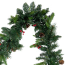 Sunnydaze 9' Pre-Lit Artificial Christmas Garland with Timer