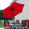 Sunnydaze Aluminum Outdoor Patio Umbrella with Tilt and Crank