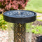 Sunnydaze Glittering Rain Outdoor Water Fountain with Lights - 41.25"