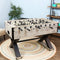 foosball game table with distressed wood look